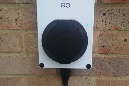 EO Mini Pro charge point. 